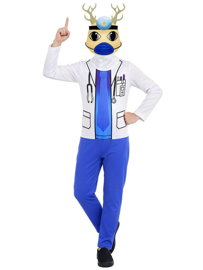 Funny Doctor Reindeer Costume