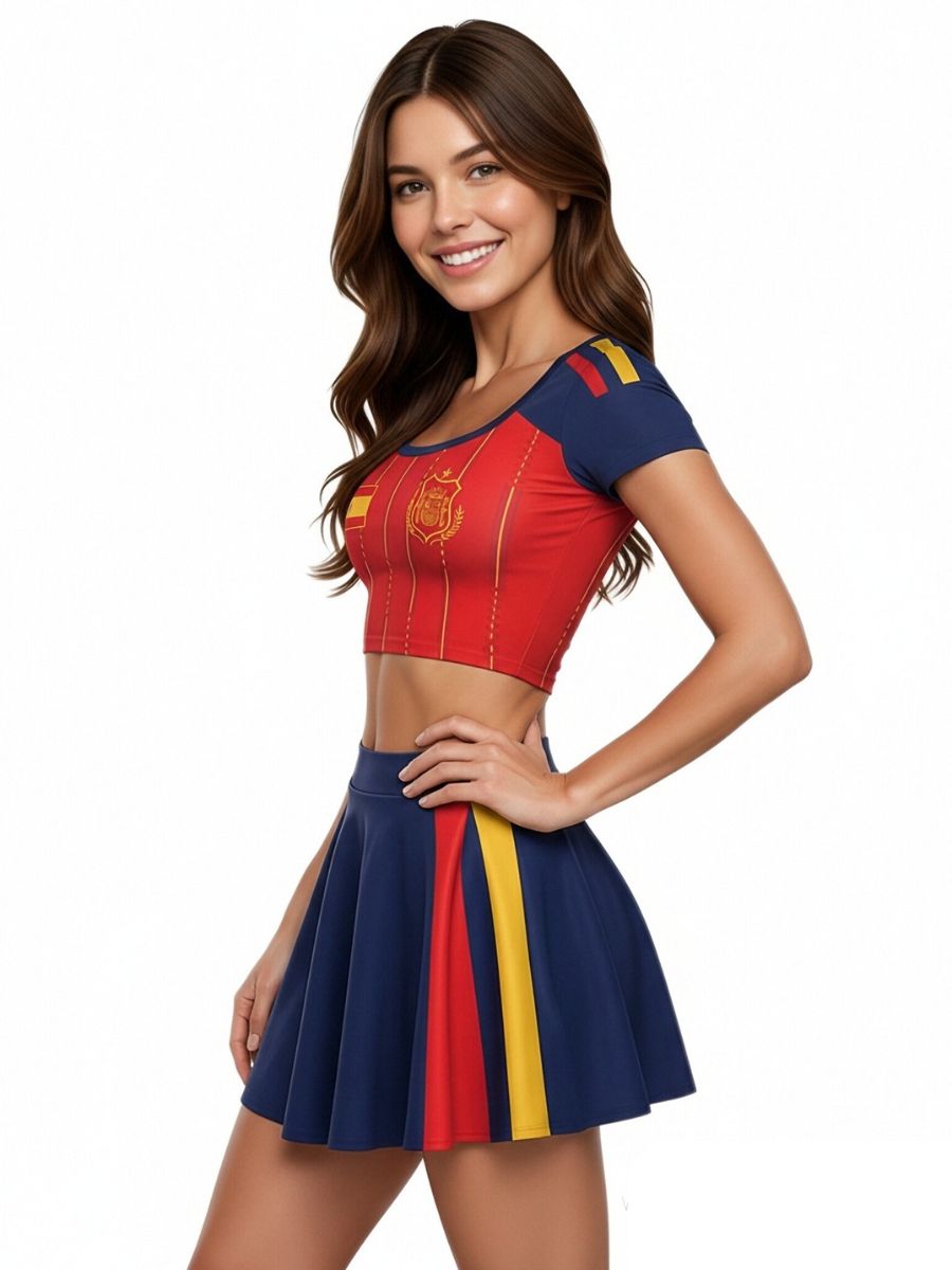 Game Day Spanish Soccer Fan Outfit