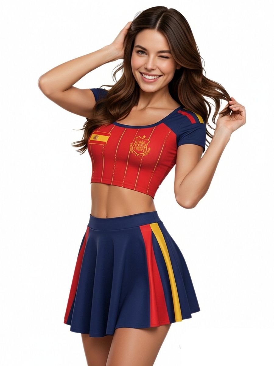 Game Day Spanish Soccer Fan Outfit