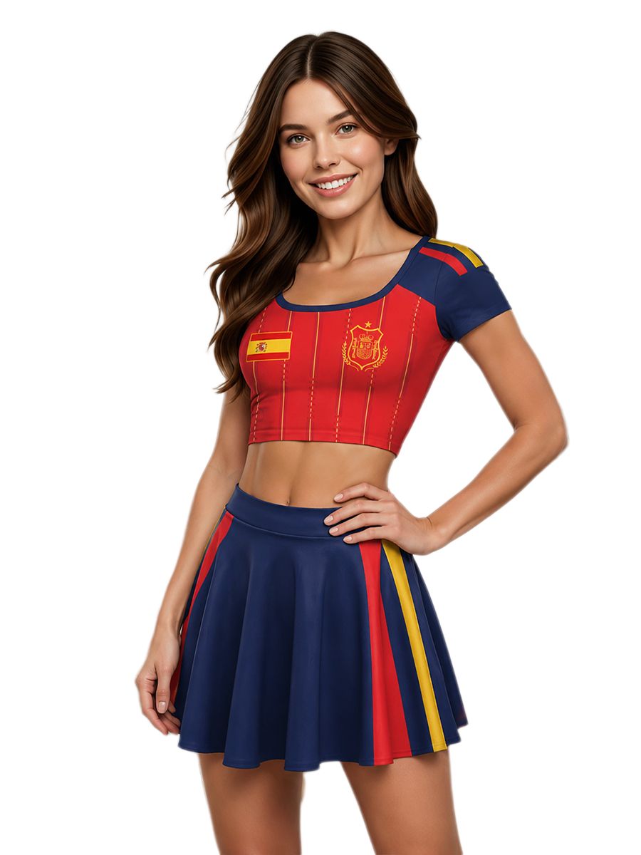 Game Day Spanish Soccer Fan Outfit