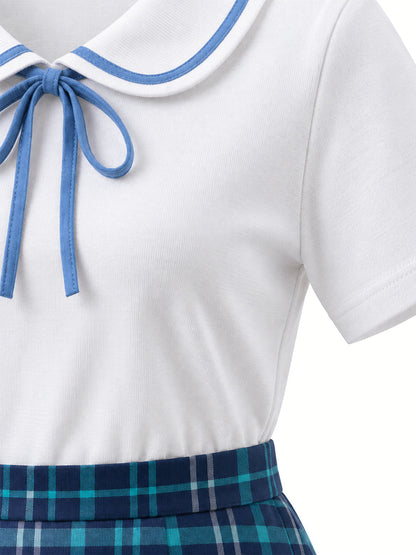 Girls Anime Schoolgirl Uniform Set