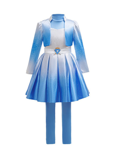 Girls Blue Princess Costume