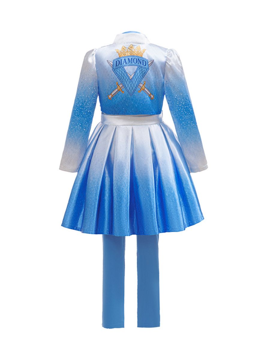 Girls Blue Princess Costume