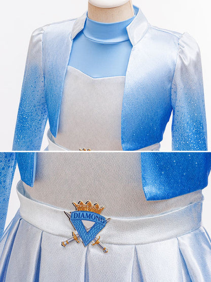 Girls Blue Princess Costume