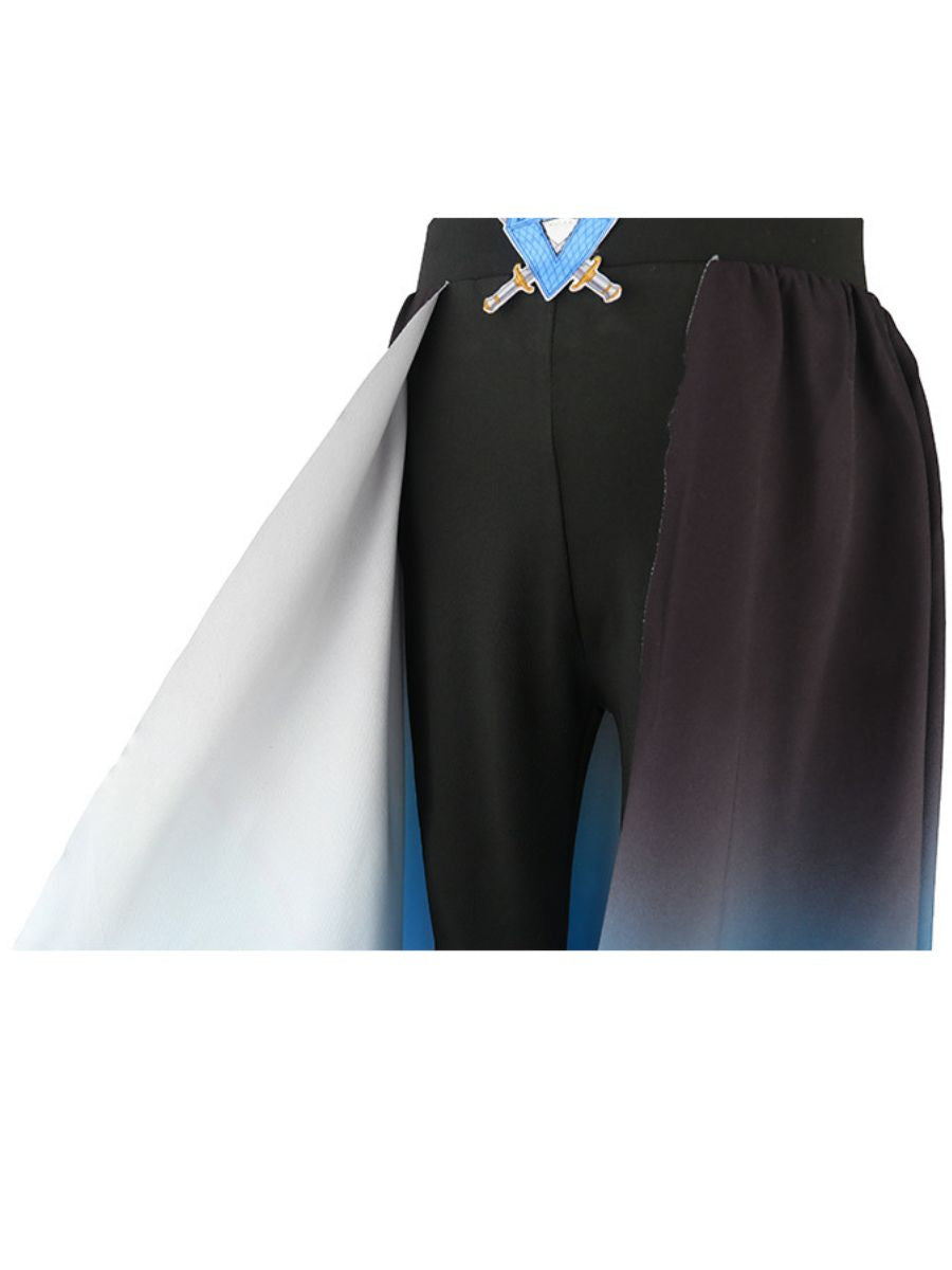 Girls Evil Blue Princess Costume
