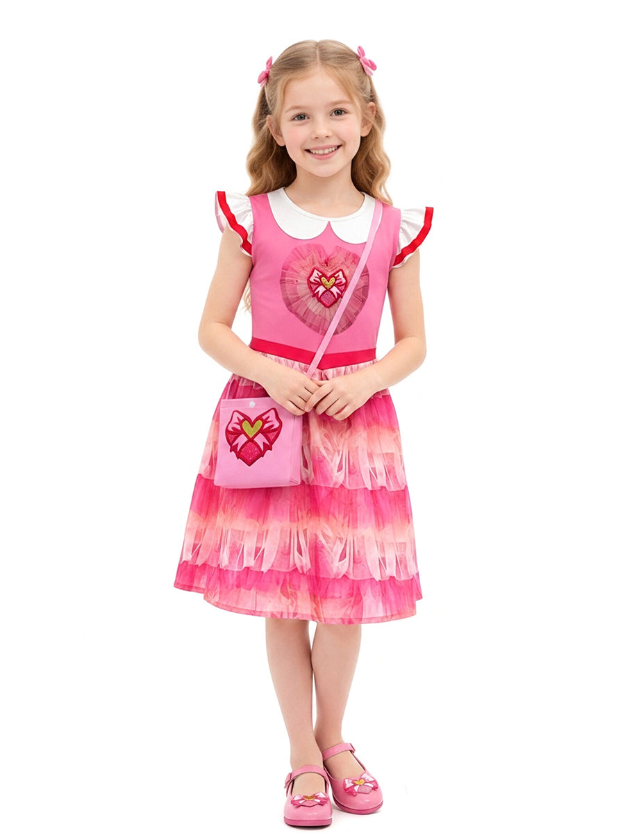 Girls Pink Princess Dress