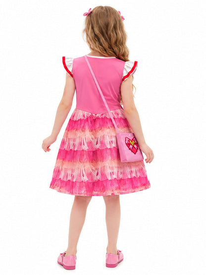 Girls Pink Princess Dress