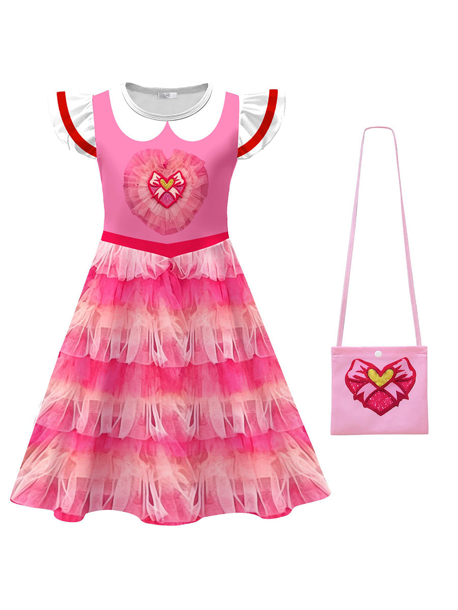 Girls Pink Princess Dress