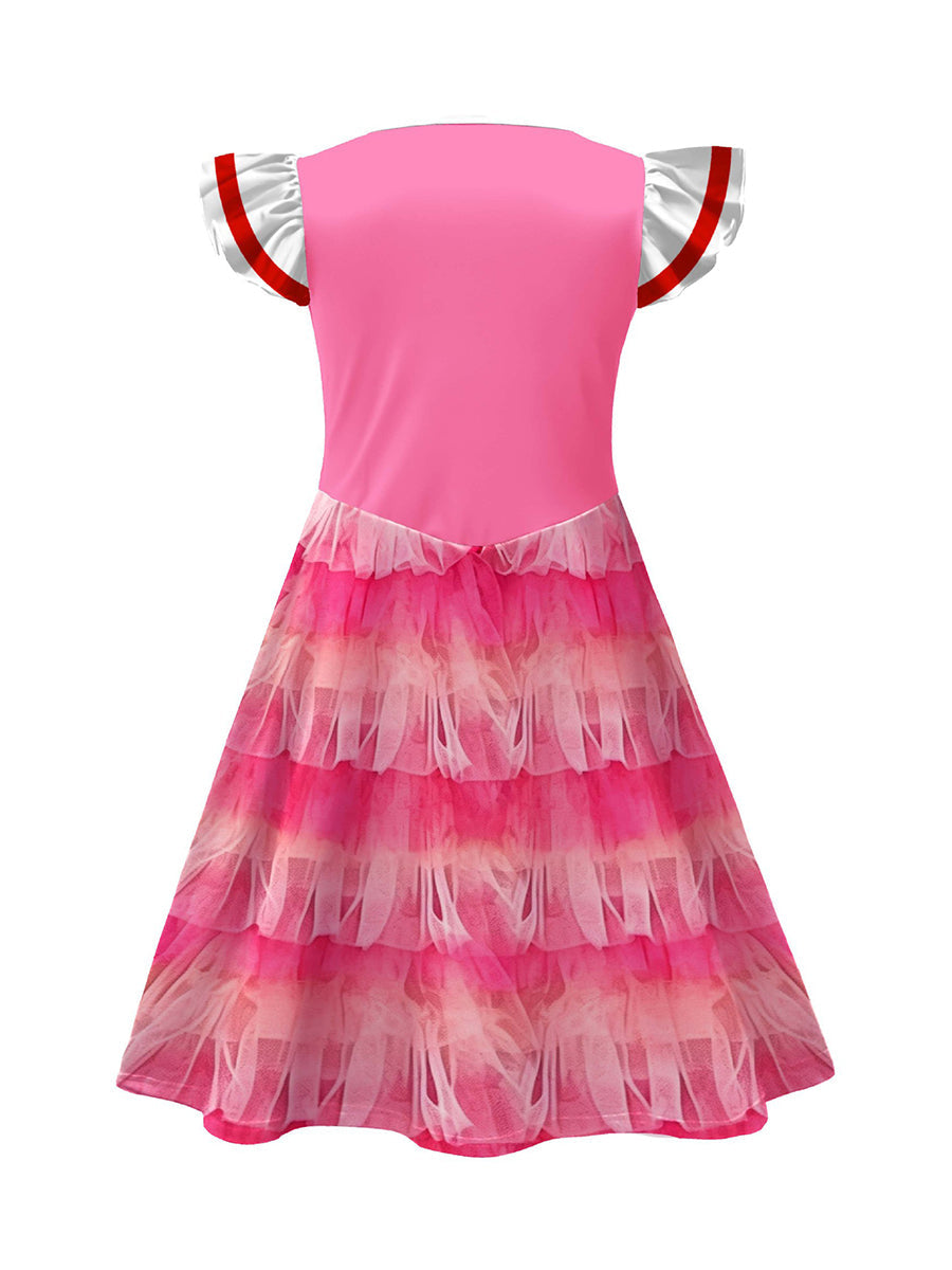Girls Pink Princess Dress