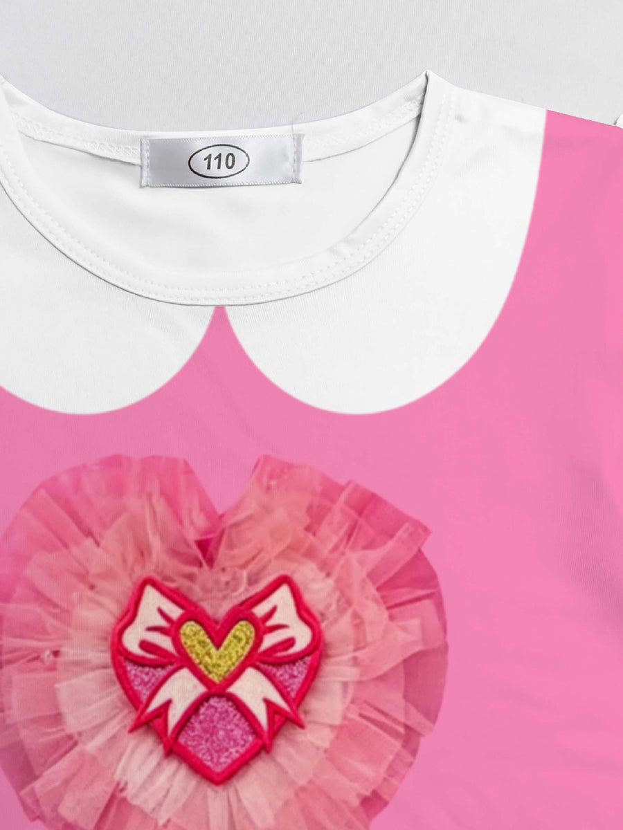 Girls Pink Princess Dress