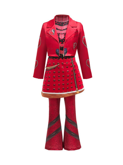 Girls Red Rebel Princess Costume