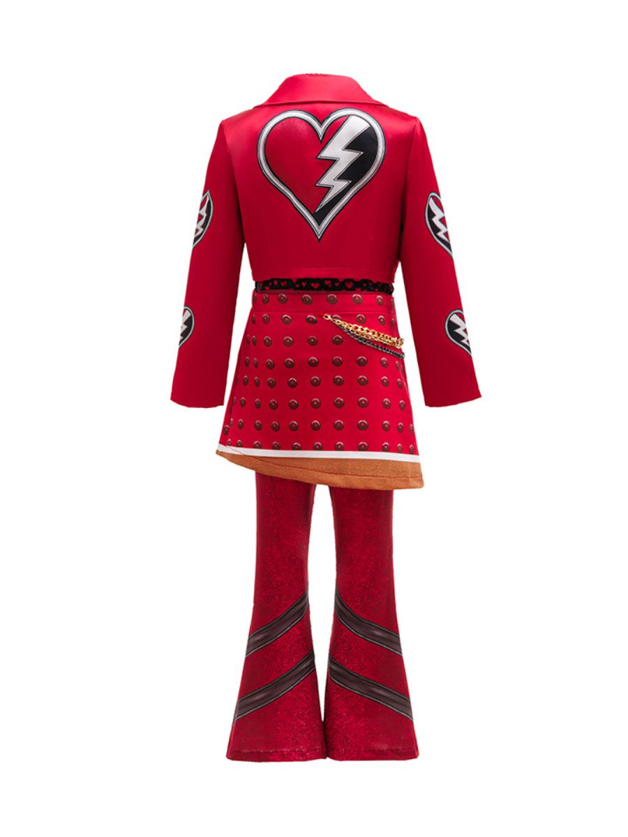 Girls Red Rebel Princess Costume