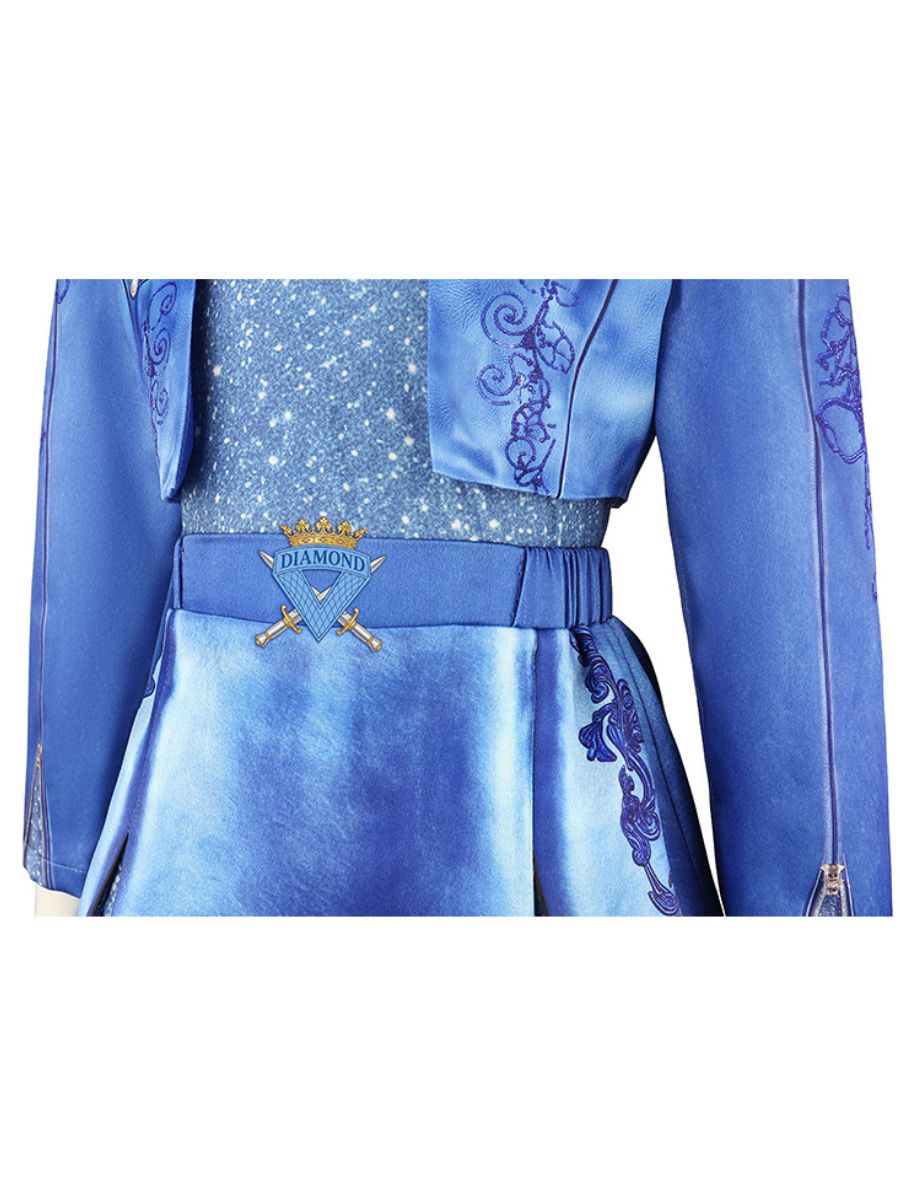 Girls Royal Blue Princess Costume