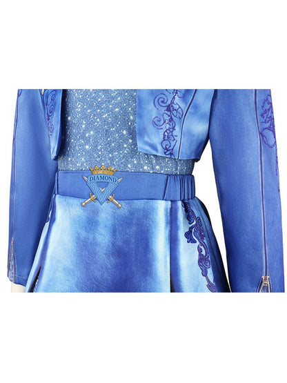 Girls Royal Blue Princess Costume