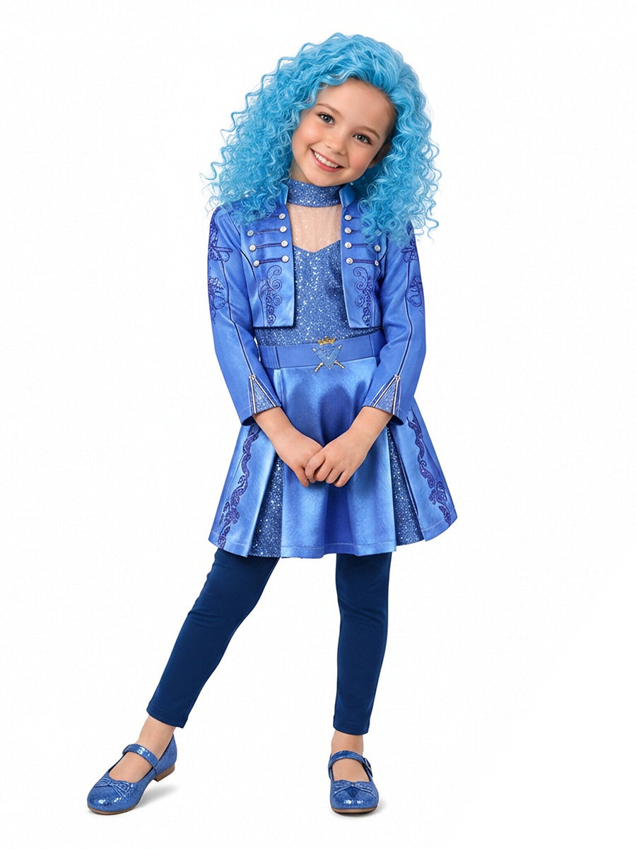 Girls Royal Blue Princess Costume