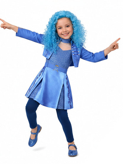 Girls Royal Blue Princess Costume