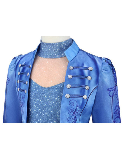 Girls Royal Blue Princess Costume