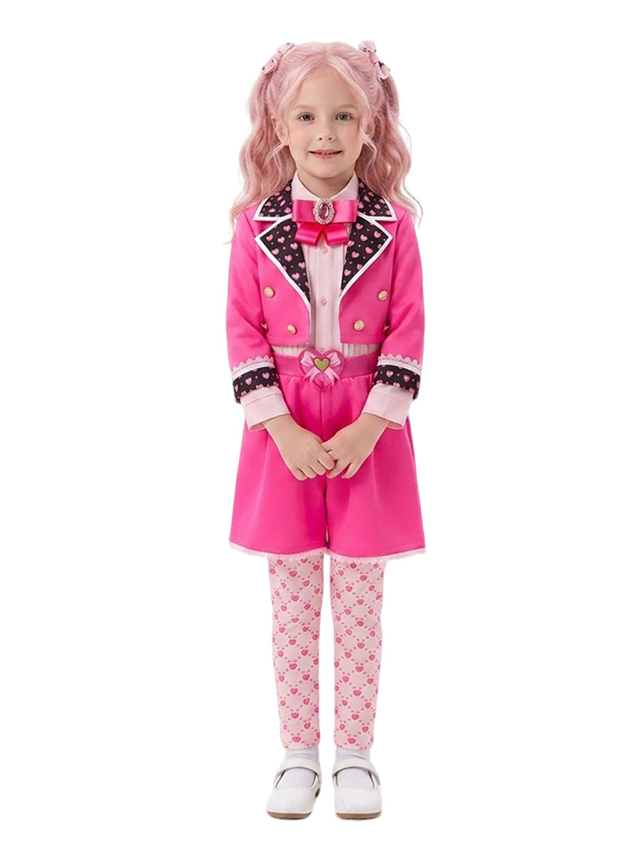 Girls Descendants 5 Pink Costume Descendants Wicked Wonderland Pink Princess Cosplay Outfit