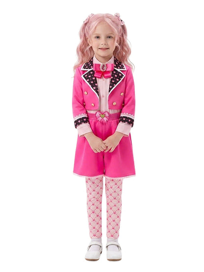 Girls Descendants 5 Pink Costume Descendants Wicked Wonderland Pink Princess Cosplay Outfit