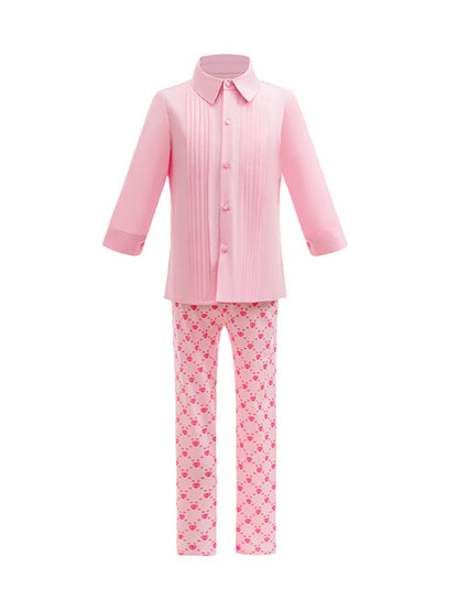 Girls Royal Pink Cosplay Outfit