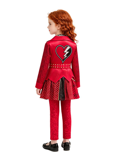 Girls Royal Red Princess Costume