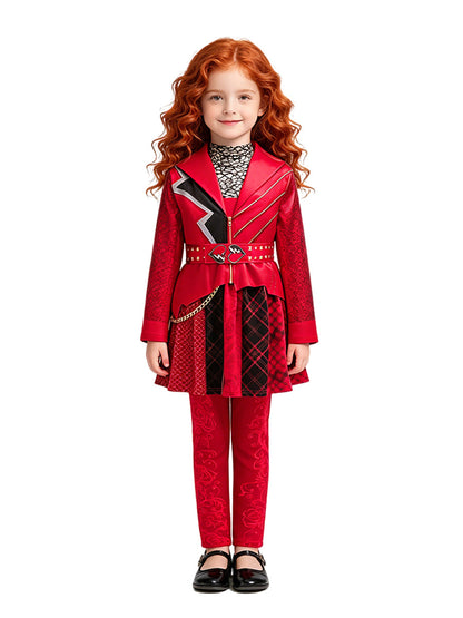 Girls Royal Red Princess Costume