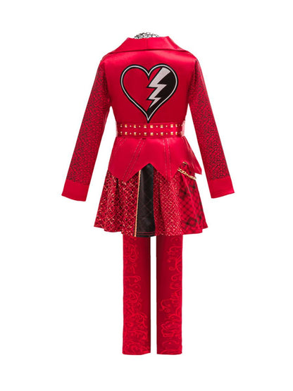 Girls Royal Red Princess Costume