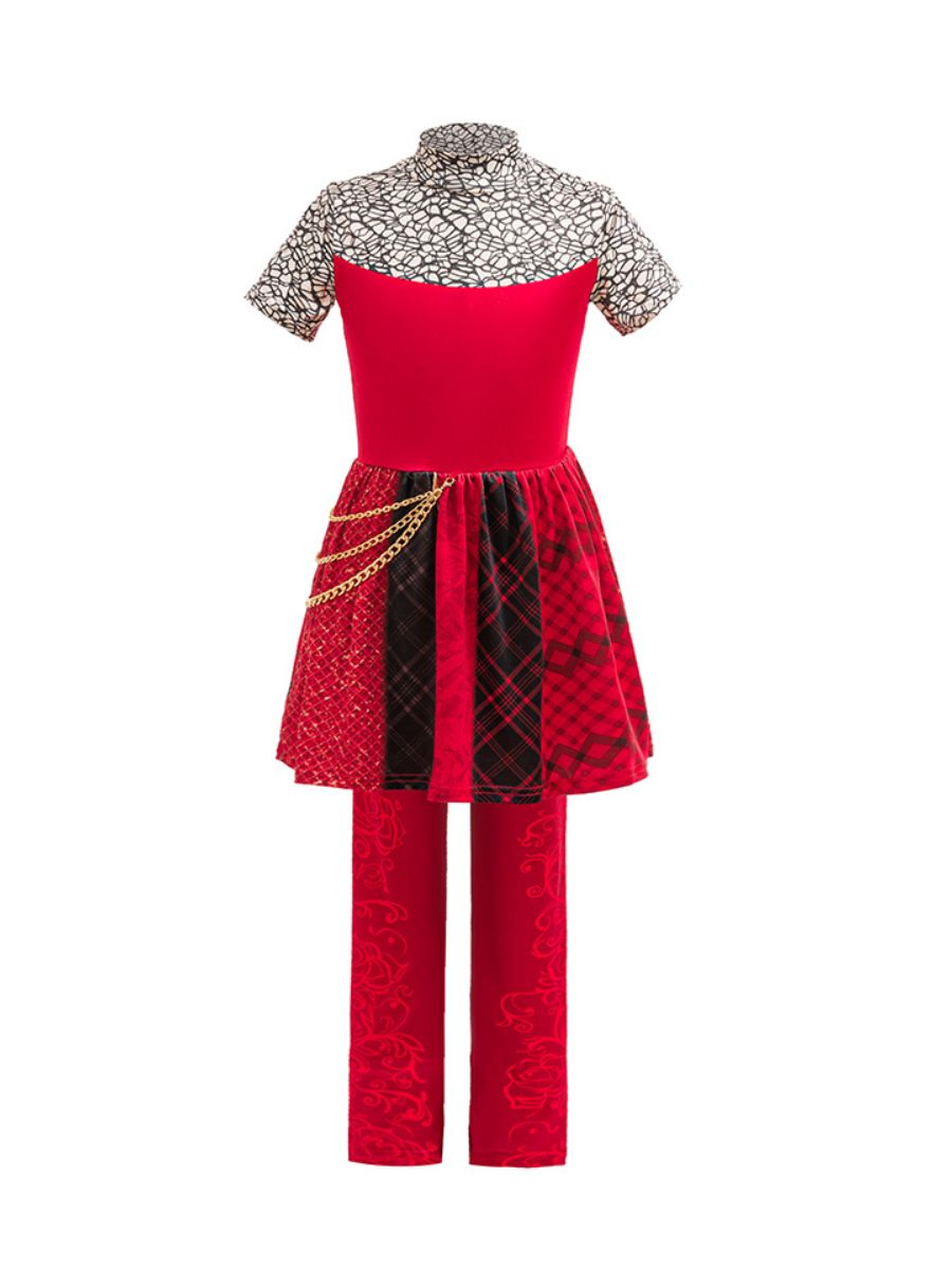 Girls Royal Red Princess Costume