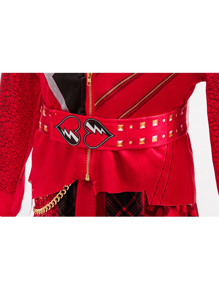 Girls Royal Red Princess Costume