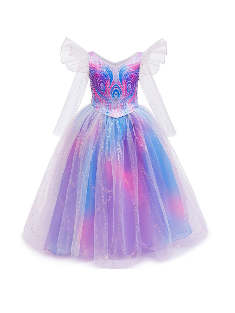 Magical Rainbow Tulle Fancy Dress