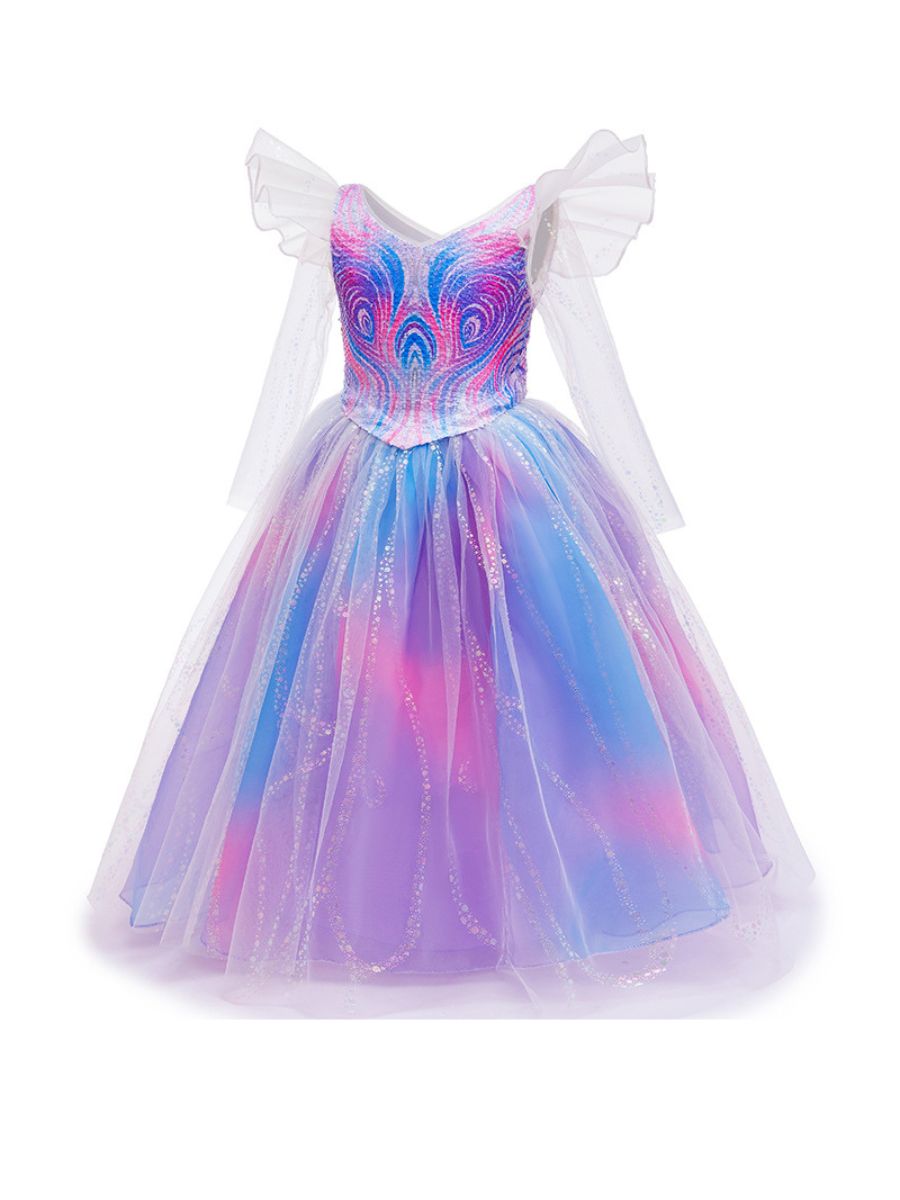 Magical Rainbow Tulle Fancy Dress