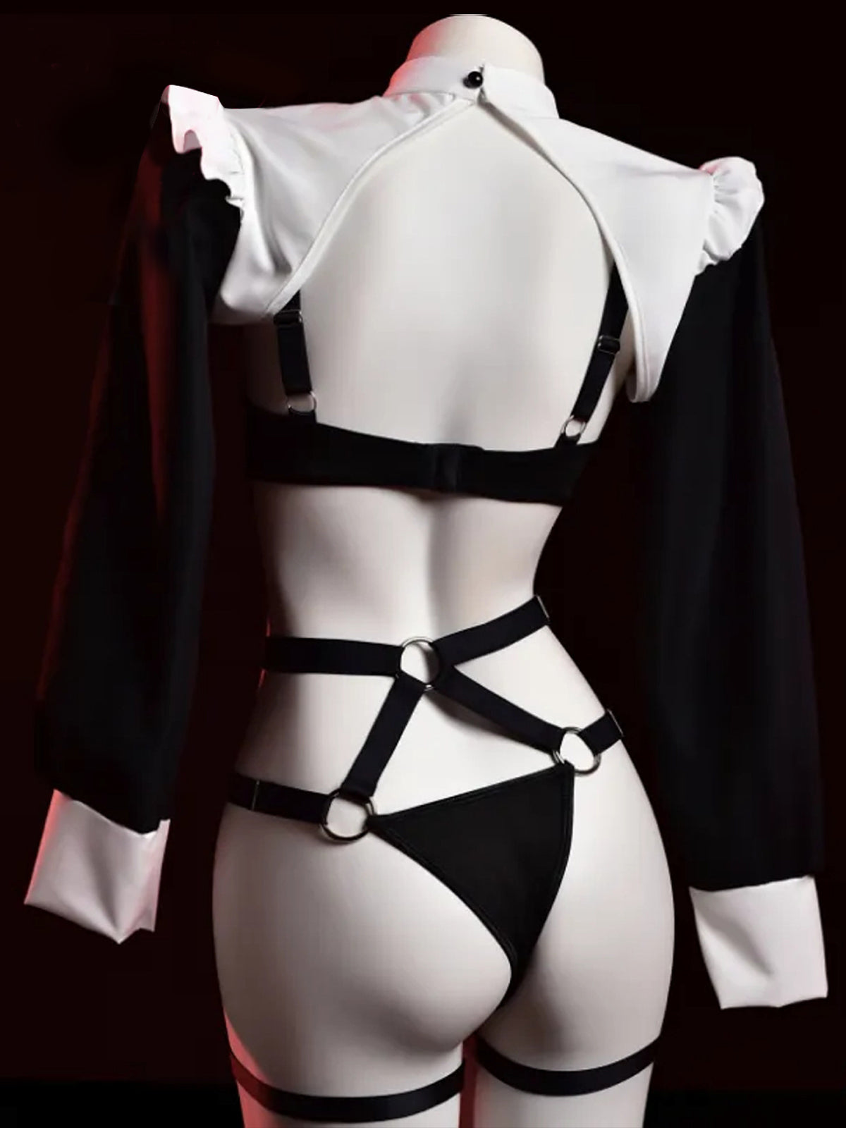 Gothic Nun Harness Costume
