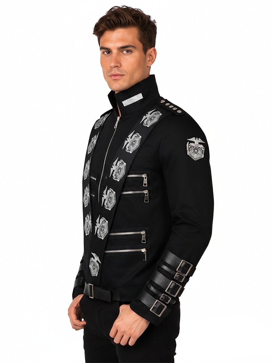 Gothic Rock Military Jacket