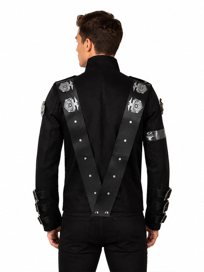 Gothic Rock Military Jacket