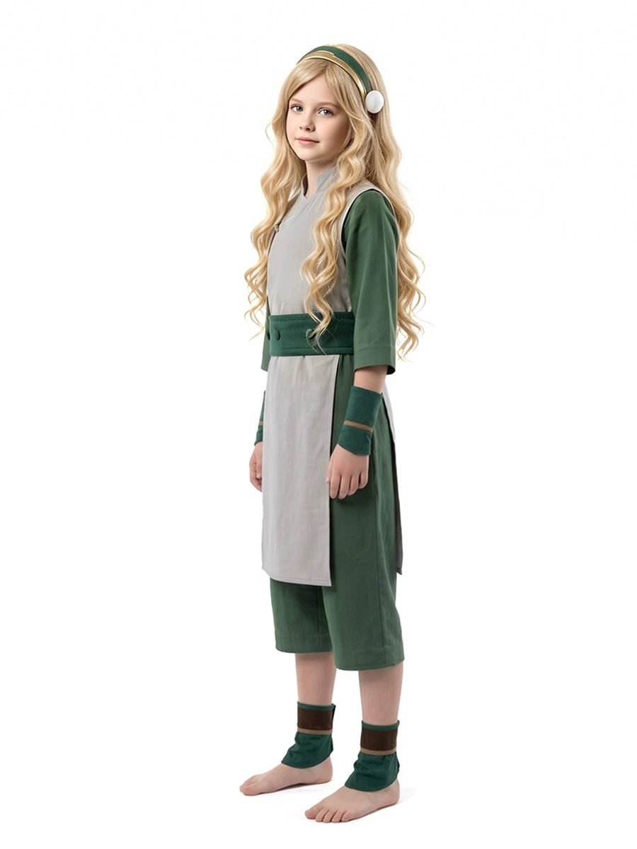 Green Anime Martial Arts Suit