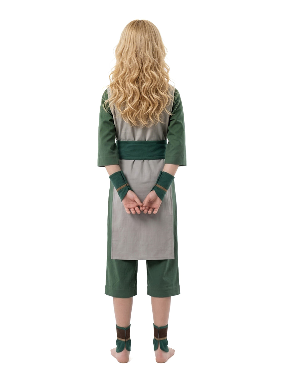 Green Anime Martial Arts Suit