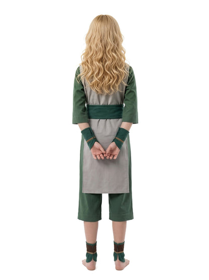 Green Anime Martial Arts Suit