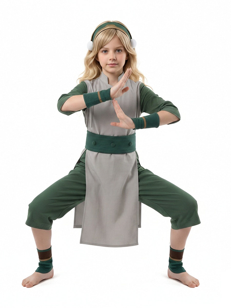 Green Anime Martial Arts Suit