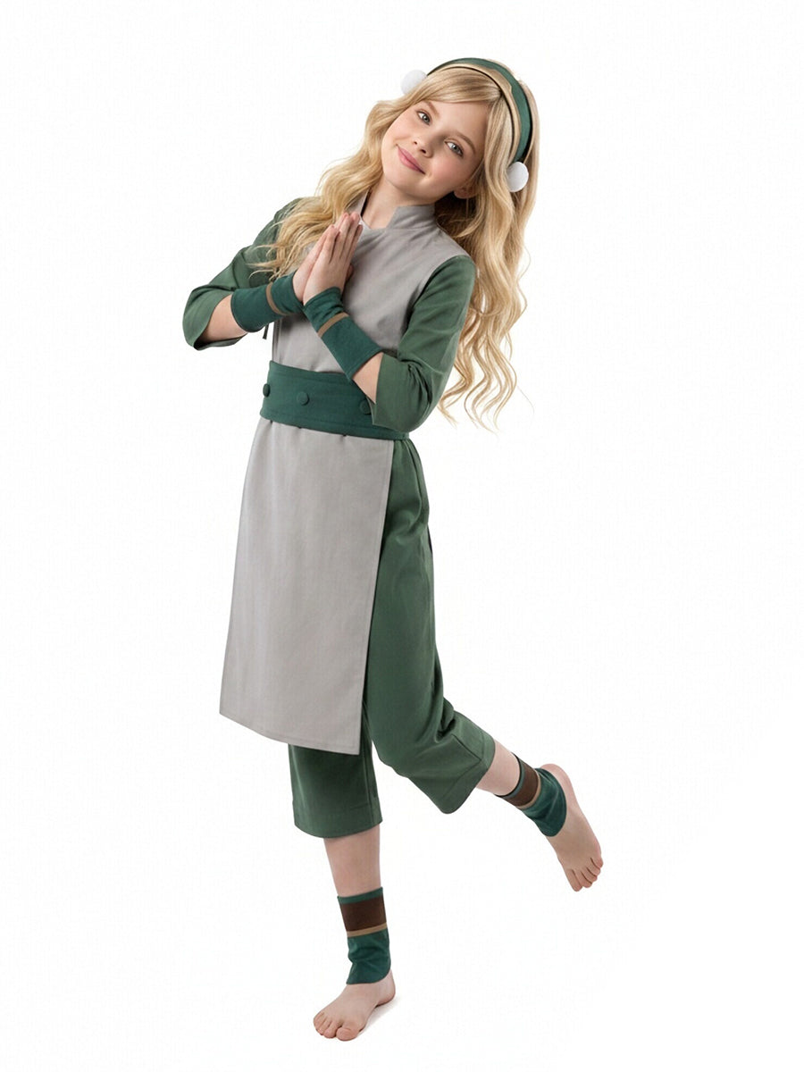 Green Anime Martial Arts Suit