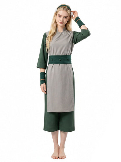 Green Anime Martial Arts Suit