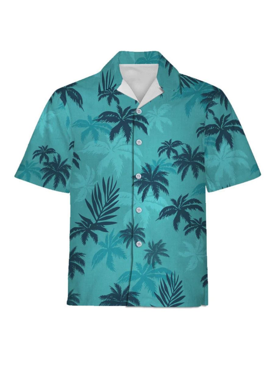 Men’s Tropical Print Shirt w/ Jeans