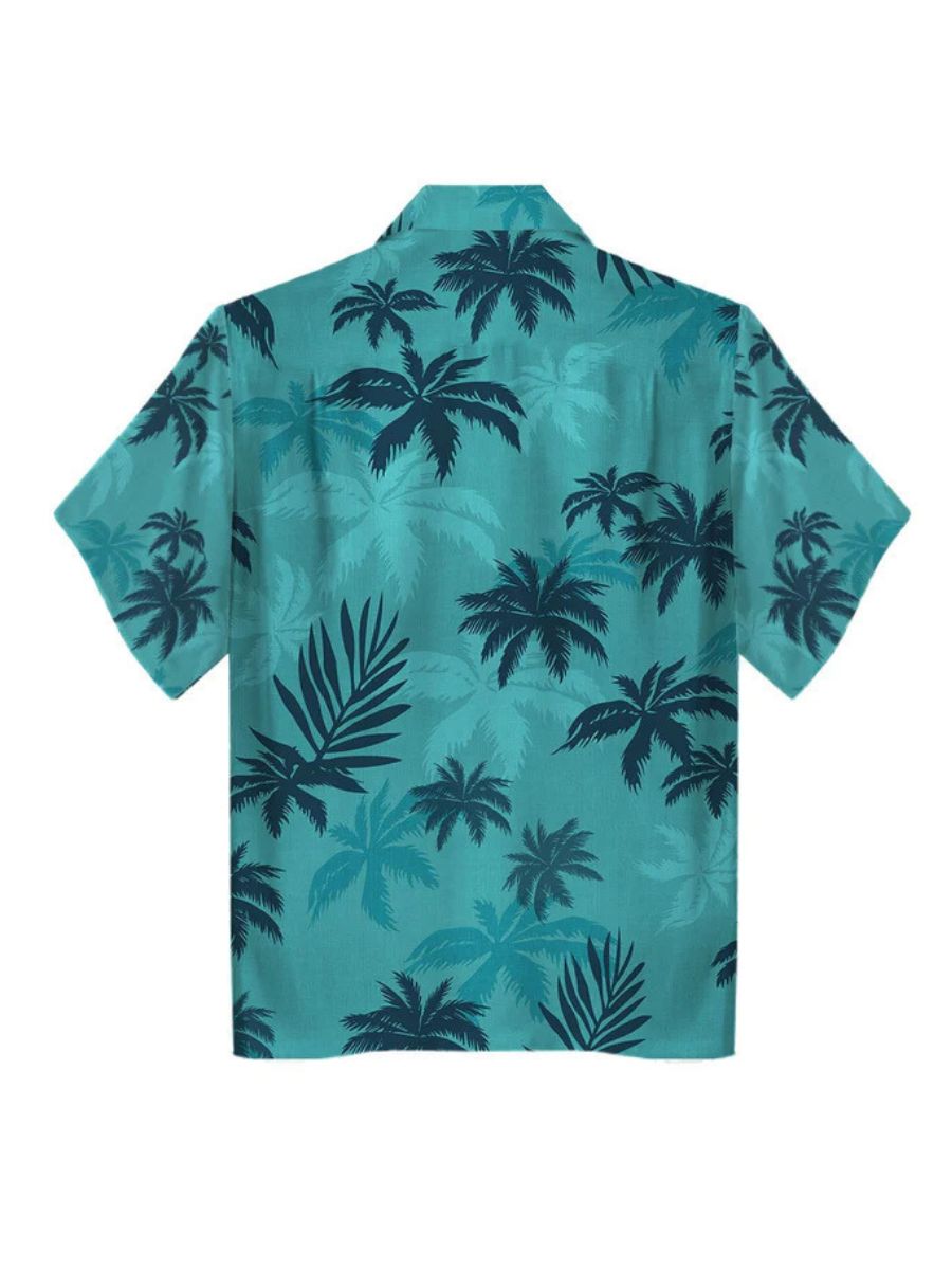 Men’s Tropical Print Shirt w/ Jeans