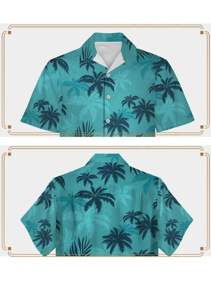 Men’s Tropical Print Shirt w/ Jeans