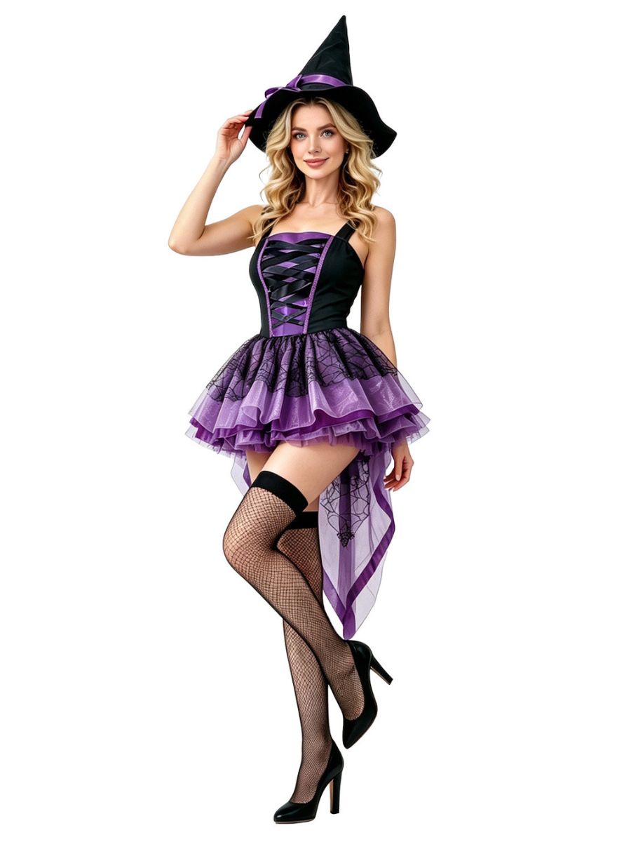 High-Low Tulle Witch Costume