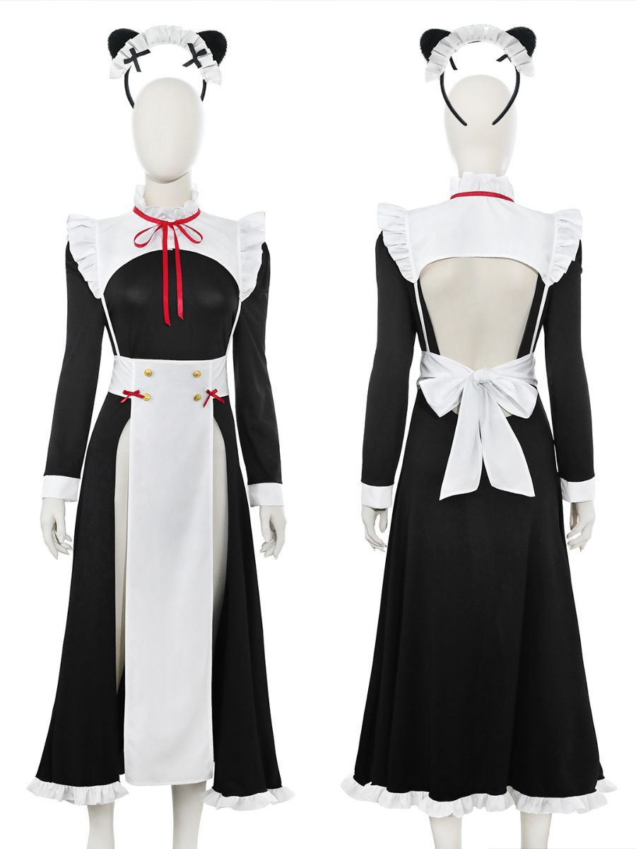 High-Slit Maid Roleplay Set