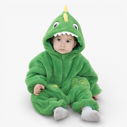 Dinosaur Onesie for Kids – Soft and Comfortable with Hood