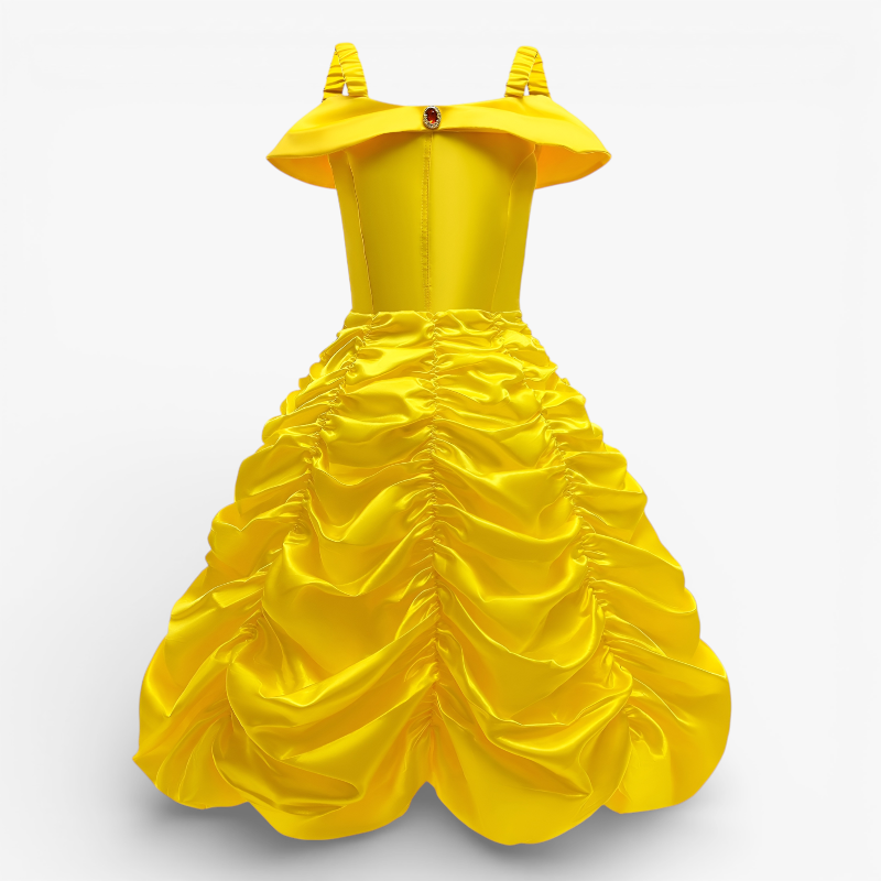 Enchanting Princess Dress for Children – With Tiara and Magical Wand