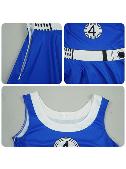 Blue Heroine Skater Dress