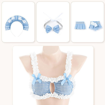 Women Lingerie Cute Nightdress Japanese Cosplay Maid Outfit Cosplay Costume