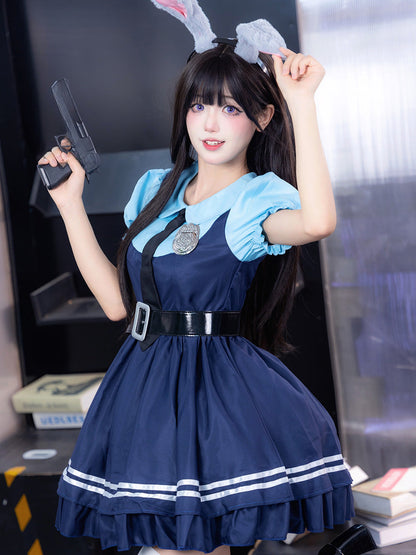 Cute Police Bunny Outfit